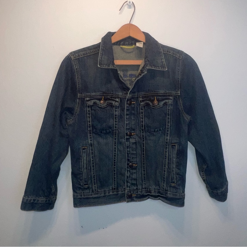 Kids Oshkosh Medium Wash Denim Jacket Kids Size 10 100% Cotton Jean Jacket Coat